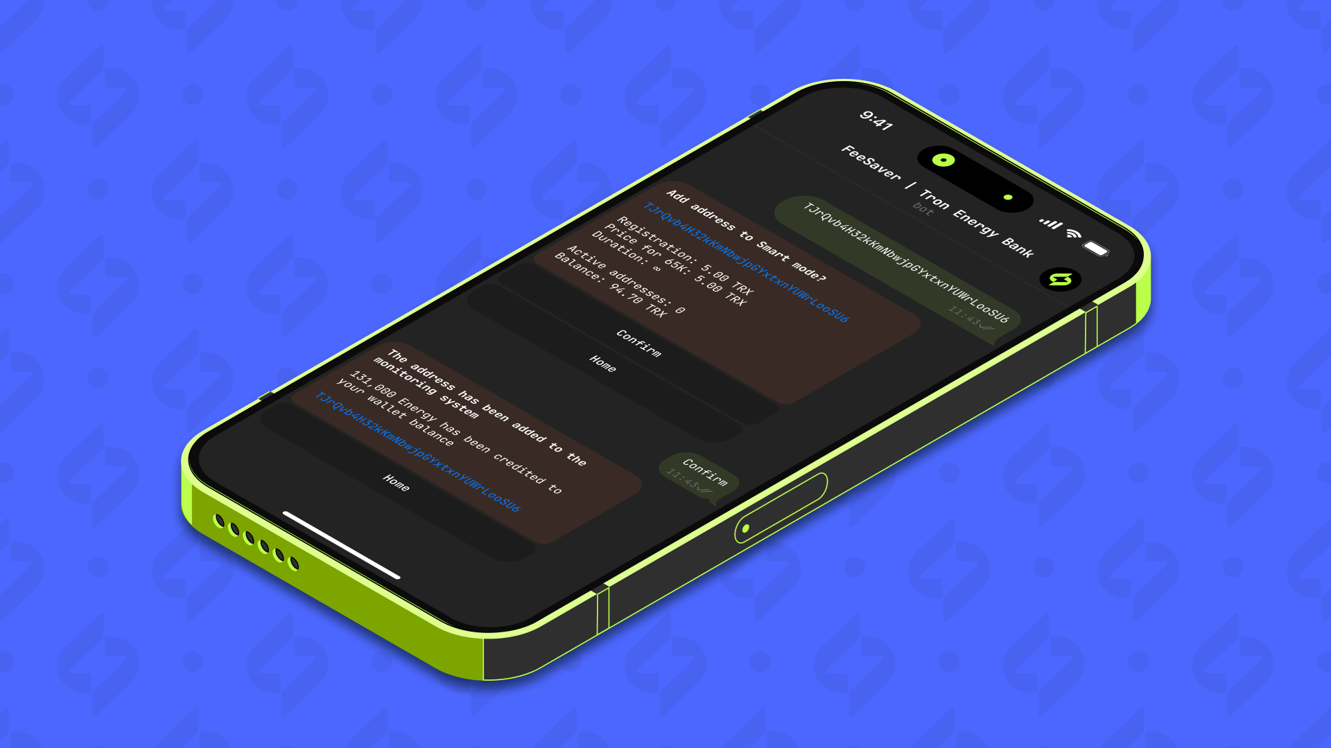 Telegram Бот получения энергии Tron (TRX): как он работает и зачем нужен